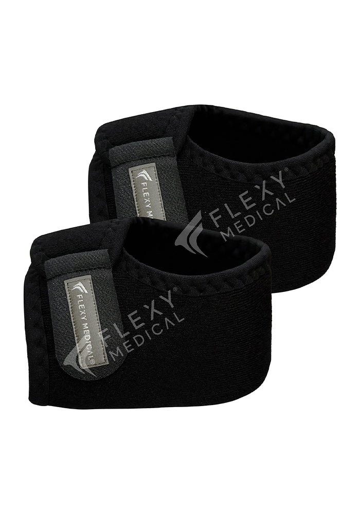 FlexyStep™ Ortopedik Silikon Kumaş Topuk Çorabı (2 Adet) - Topuk Dikeni Tabanlık, Ayak Nasır ve Çatlak Giderici Koruyucu, Ağrı Kesici Topuk Nemlendirici Jel Çorap