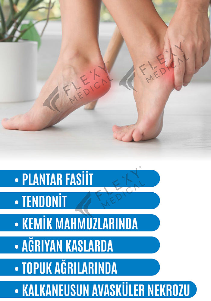 FlexyStep™ Ortopedik Silikon Kumaş Topuk Çorabı (2 Adet) - Topuk Dikeni Tabanlık, Ayak Nasır ve Çatlak Giderici Koruyucu, Ağrı Kesici Topuk Nemlendirici Jel Çorap