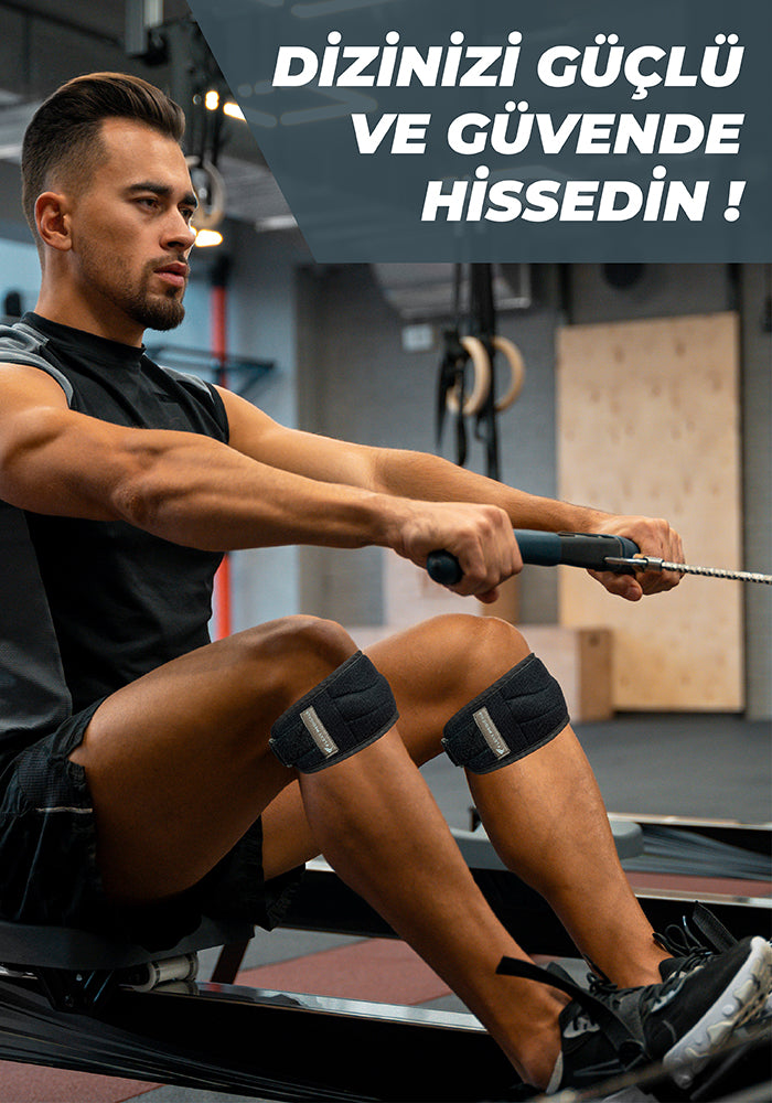 FlexyActive™ Patella Tendon Bandajı Diz Destek Bandı Ortopedik Ayarlanabilir Menisküs Koruyucu Patellar Dizlik Sporcu Bandajı Koşu Fitness Basketbol Jumper's Knee Osgood Schlatter Ağrı Giderici Silikon Destekli