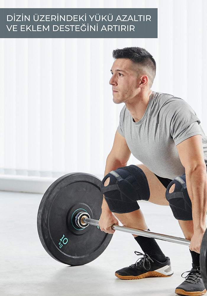 FlexyActive™ Diz Ağrısı için Silikon Patella Ligament Destekli Ayarlanabilir Dizlik, Menisküs Yırtığı, Artrit, Diz Ağrısı, Eklem Ağrısı, Bağ Yırtılması, Kas ve Eklem Koruması Sağlar
