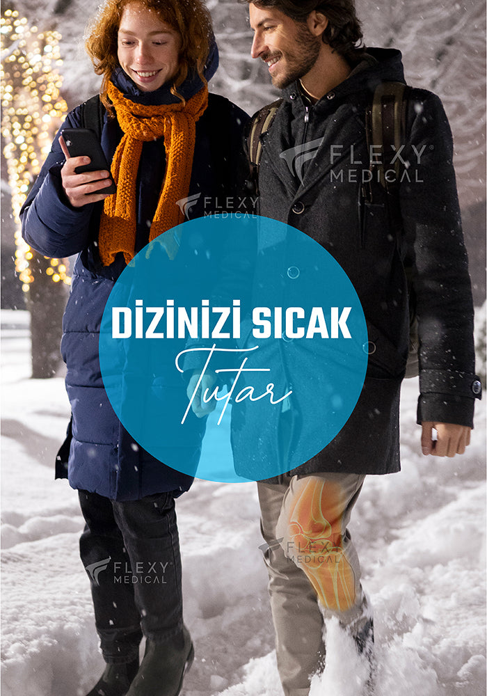 FlexyTherm™ Termal Siyah Yün Dizlik Sıcak Tutan Diz Koruyucu Esnek Kaymaz Diz Destekleyici Günlük Kullanım Soğuk Hava İçin Konforlu Unisex Diz Bandı Romatizma Ağrı Destek Dizliği İçlik Kullanımına Uygun